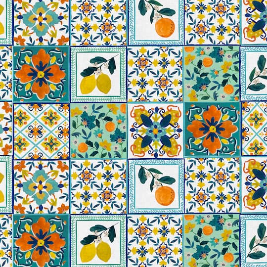 Fabric Editions Orchard Tile Cotton Fabric